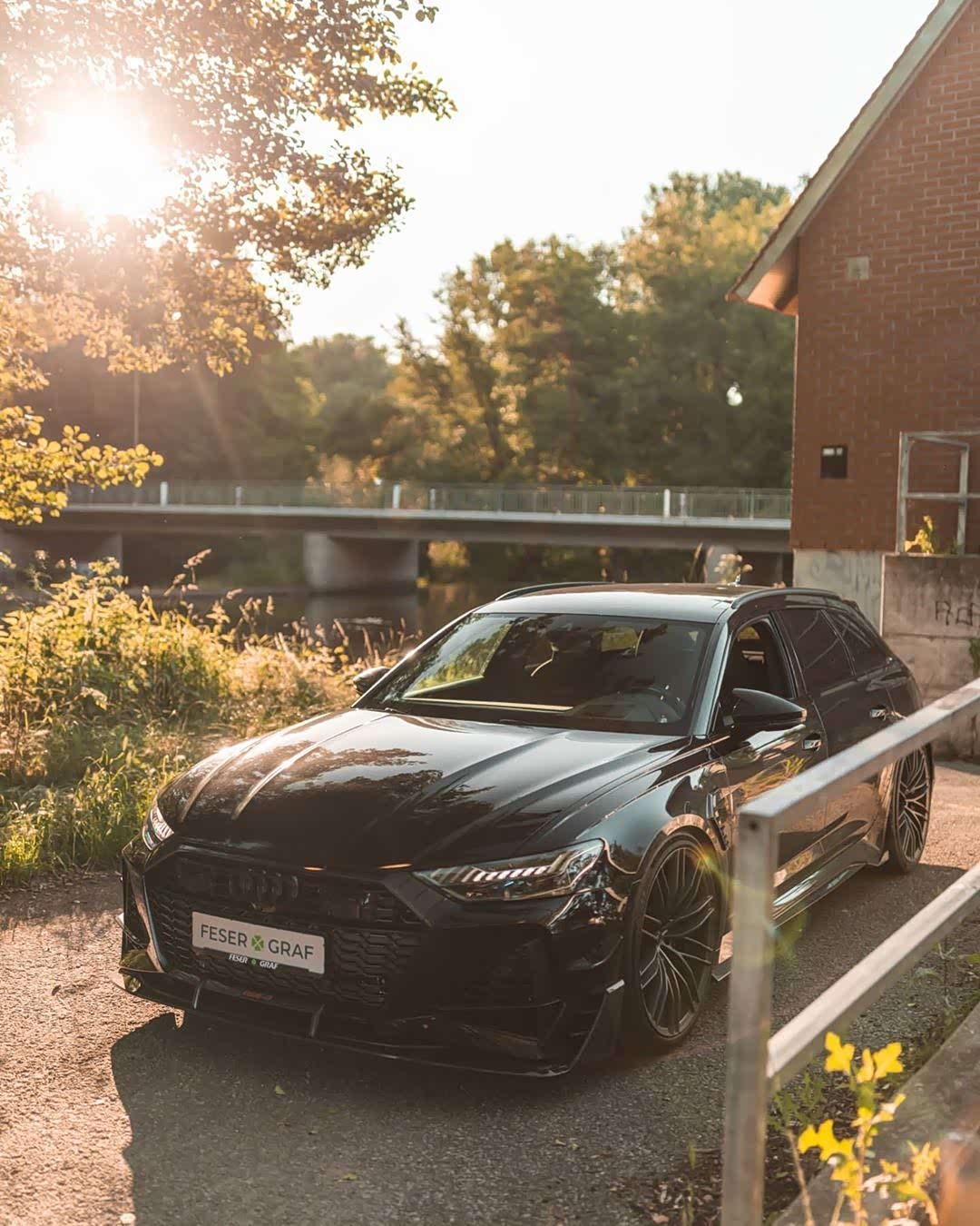 【图】audi rs6-r avant低趴的黑武士真帅_奥迪rs论坛_汽车之家论坛