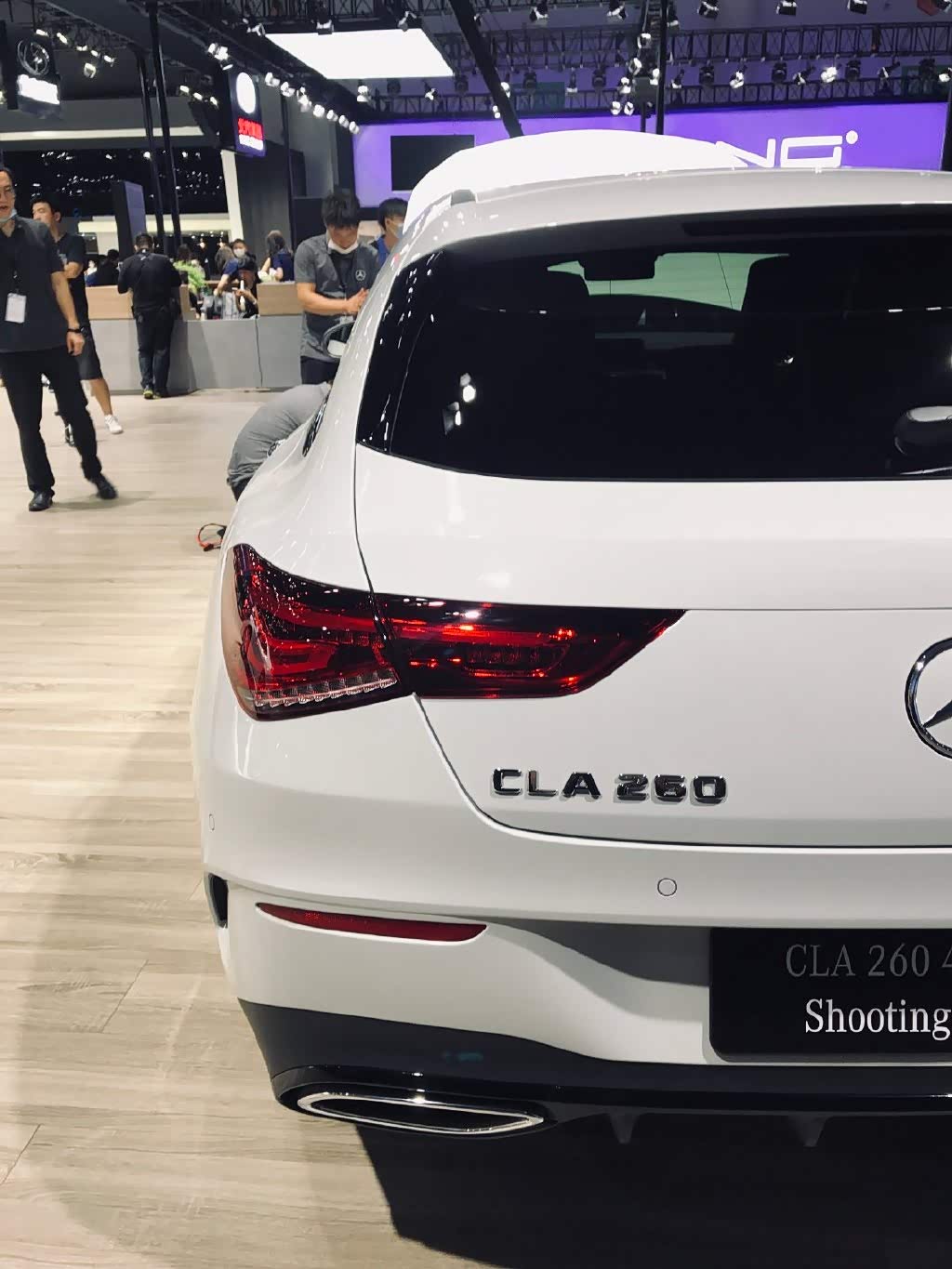 奔驰cla旅行版,看着就非常的帅气!