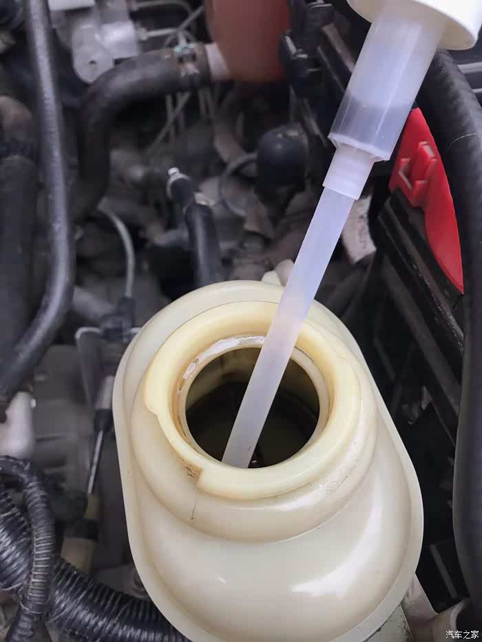 13款凯越自经助力油更换