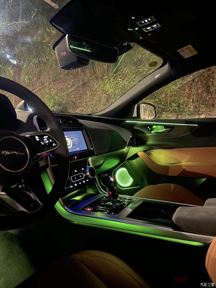 21款捷豹xel第二代氛围灯安装展示作业