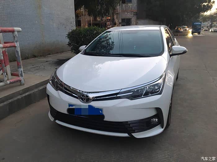 卡罗拉智享版提车作业