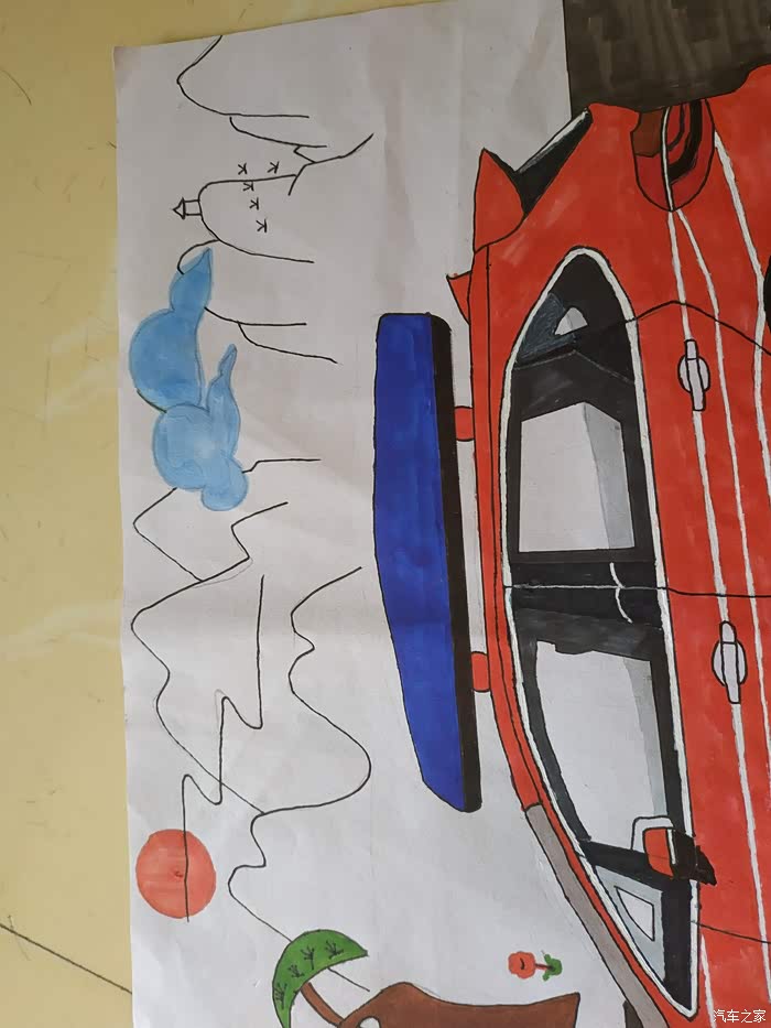 大家觉得车窗画的怎样?我个人觉得还勉强看得过去.