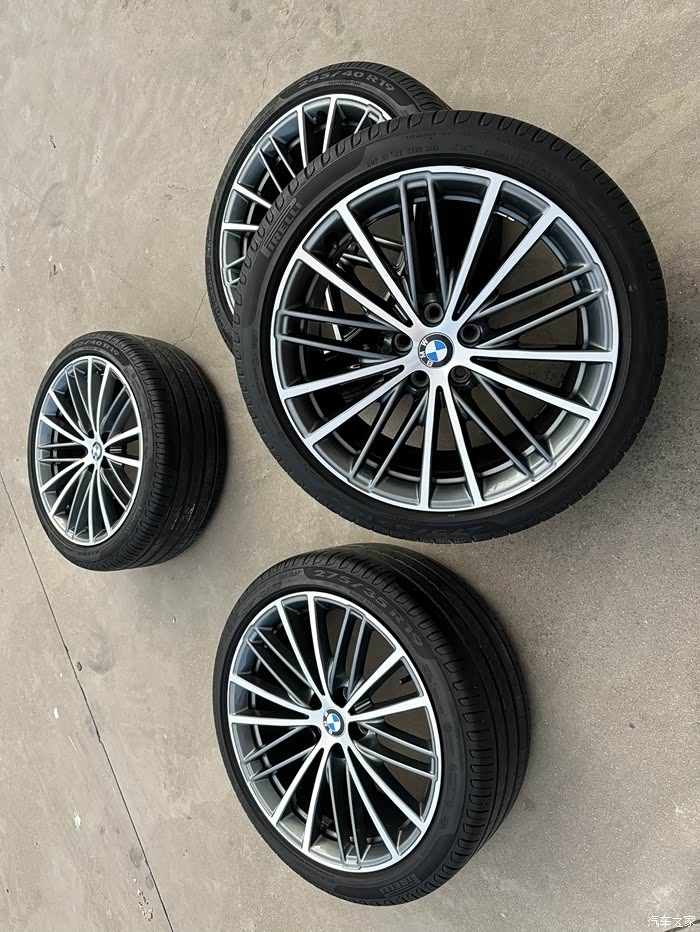 宝马g3819寸原厂钢圈