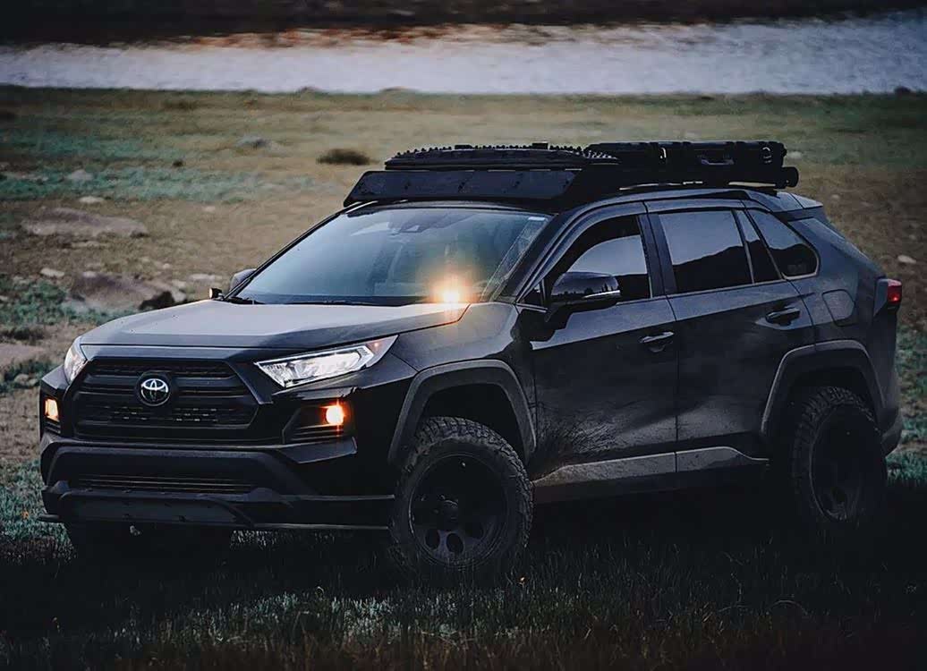 toyotarav4黑武士风格不要太帅