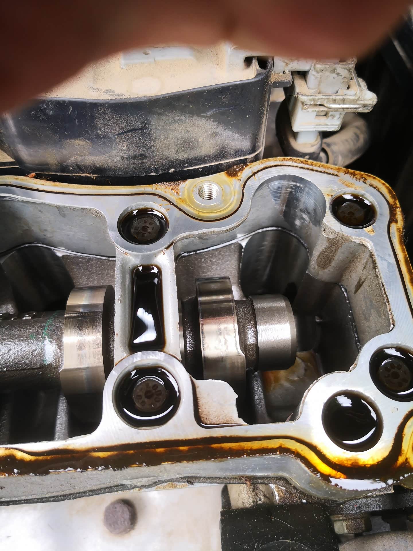 周末自己动手换了个气门室盖垫