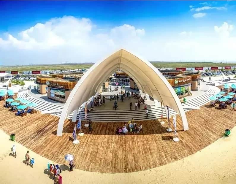 金帛滩海洋乐园是盘锦唯一集吃住行游购娱于一体的国家三a级景区