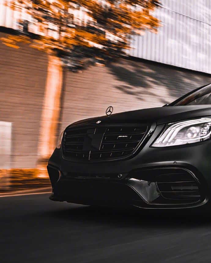 奔驰黑武士,霸气十足,太酷了