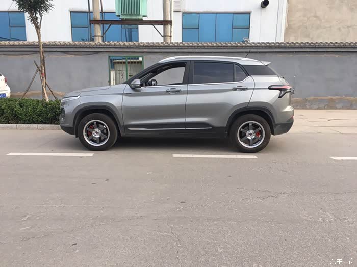 宝骏510换轮毂加短簧