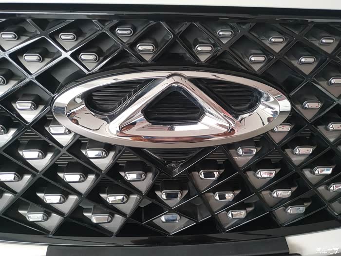 近距离的钻石前格栅!