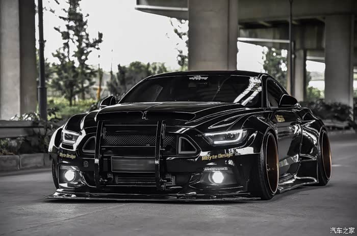 黑武士野马宽体改装 mbyte宽体套件