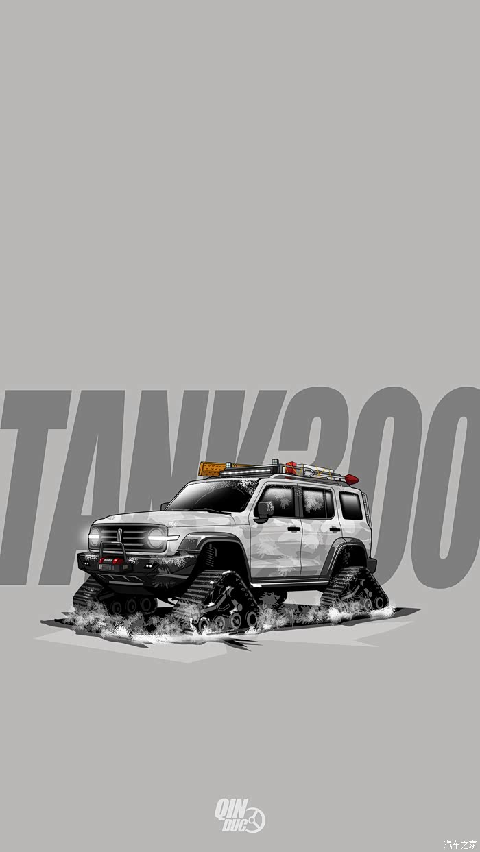 坦克300漫画越野车大改造哪一款是你的最爱呢附送插画手机壁纸