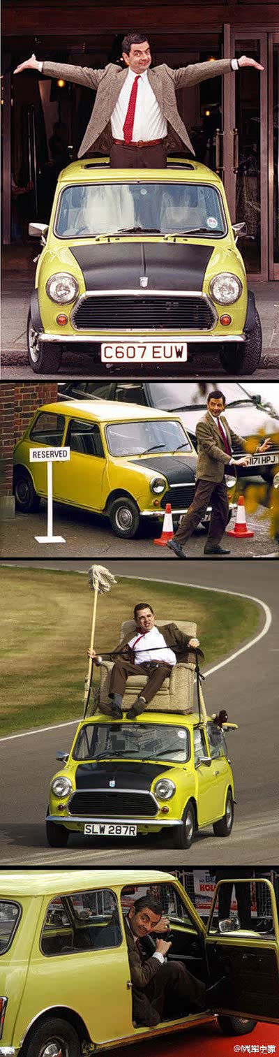 mini是来搞笑的 1990年,憨豆先生第一次出现在英国荧屏上,当时他驾驶