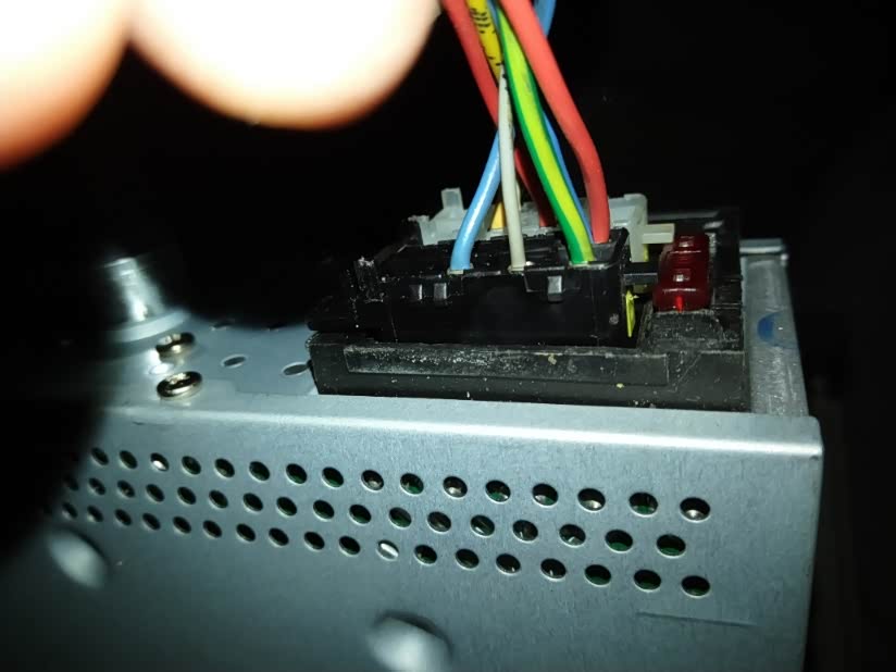 标致206cd机接线