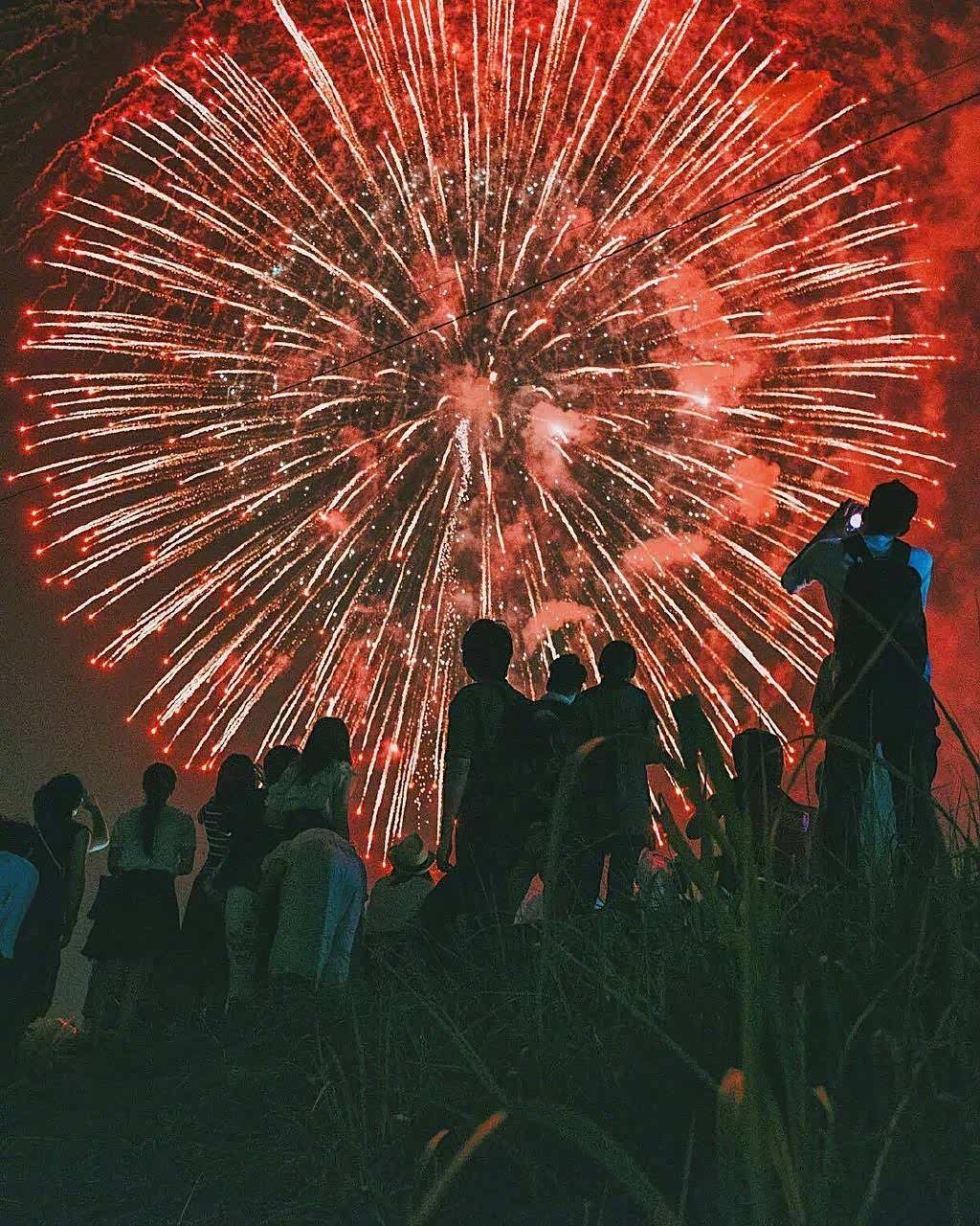 想和喜欢的人一起去看烟花 上海迪士尼童话城堡