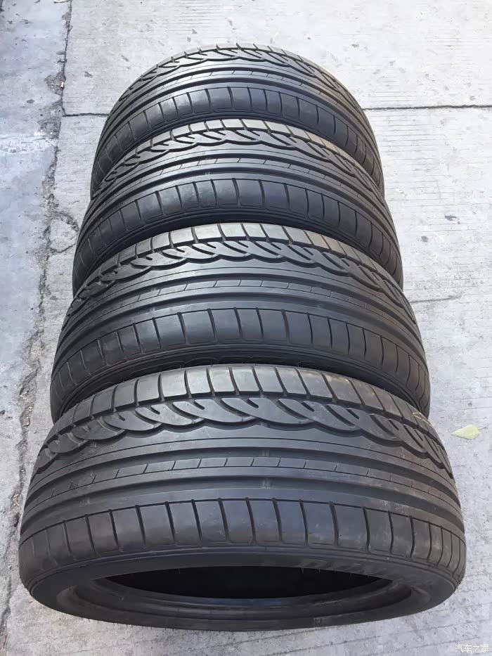 代友出 四个轮胎 邓禄普 235/50r18 奥迪原配胎
