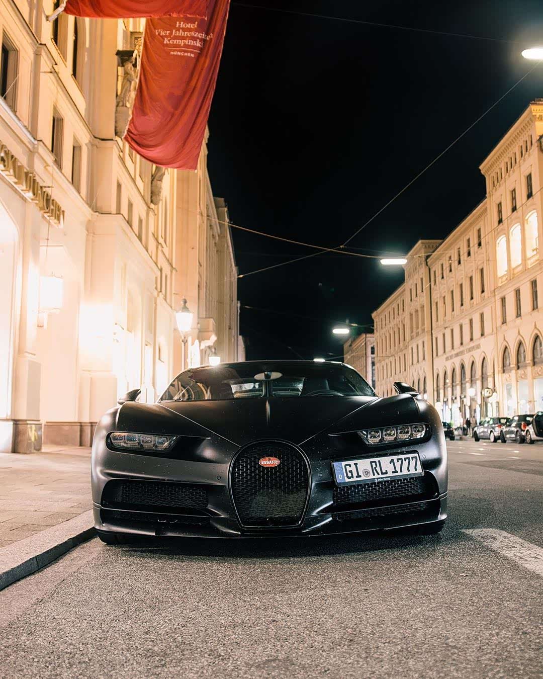 布加迪chironsport黑夜骑士降临