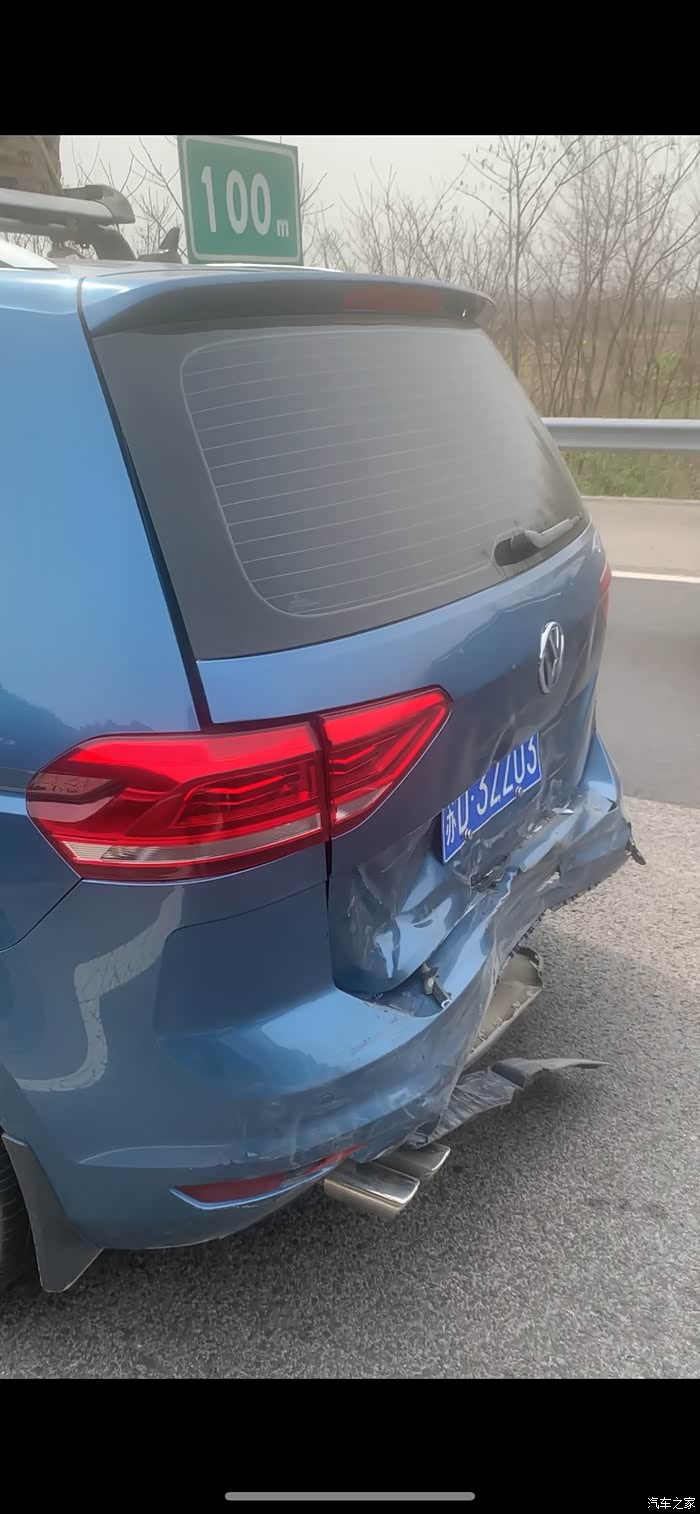 车子被gl8追尾了车主把我拉黑