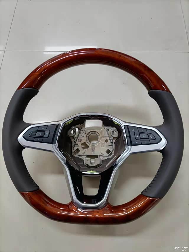 桃木碳纤方向盘装饰件