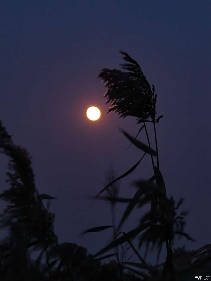 圆圆的月亮拍于广府古城