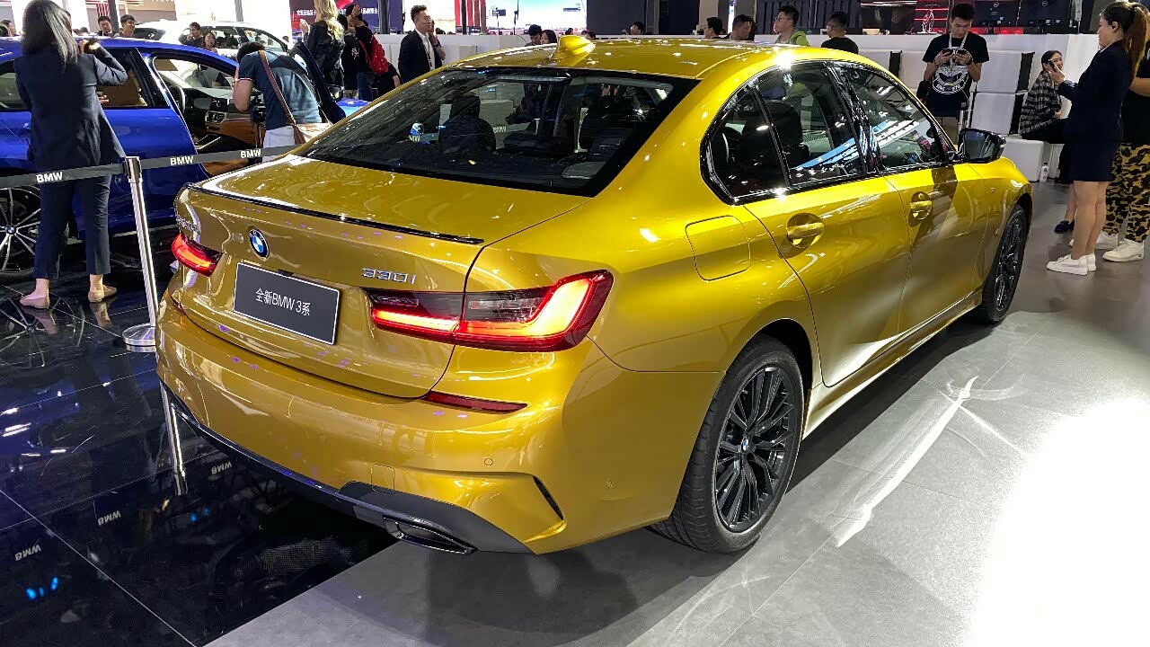 宝马3系最受欢迎的宝马车金色也确实帅气