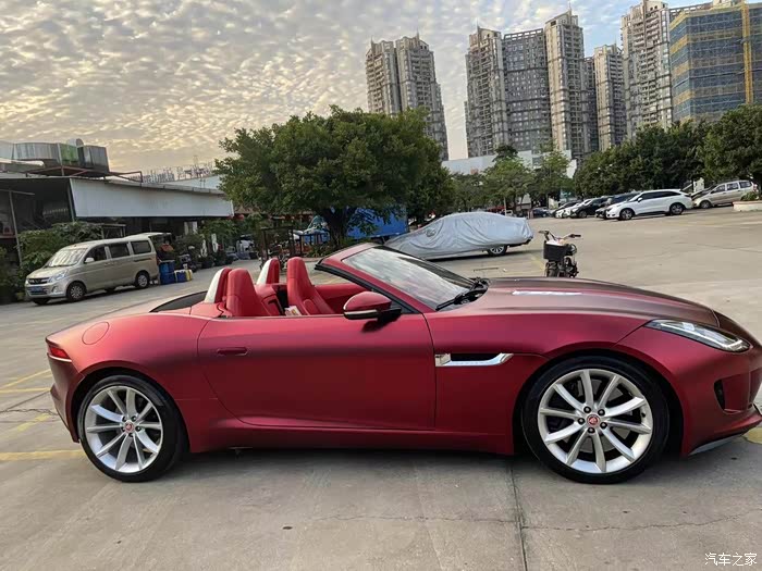出17年12月捷豹ftype30ts版敞篷配改装件一起