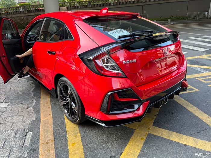 十代两厢思域劲擎控广西提车到深圳归来