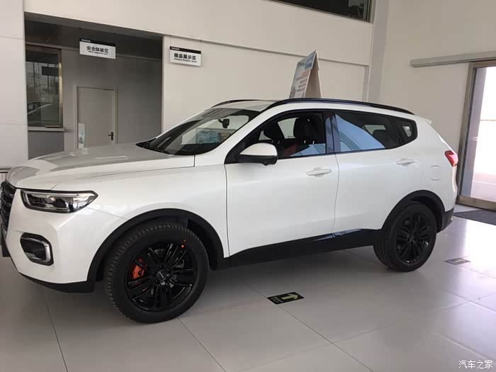 白色的哈弗h6gt不多见哦