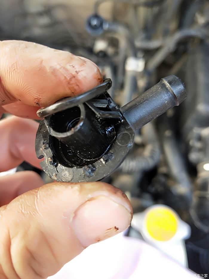 汽车之家android版 pvc阀自己动手换好了 废气阀已经换好了,等看看