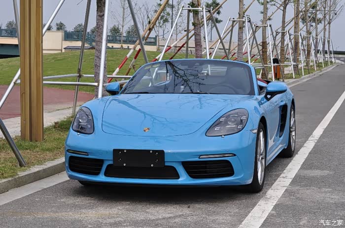 【图】迟到的porsche 718boxster迈阿密蓝作业_保时捷718论坛_汽车之