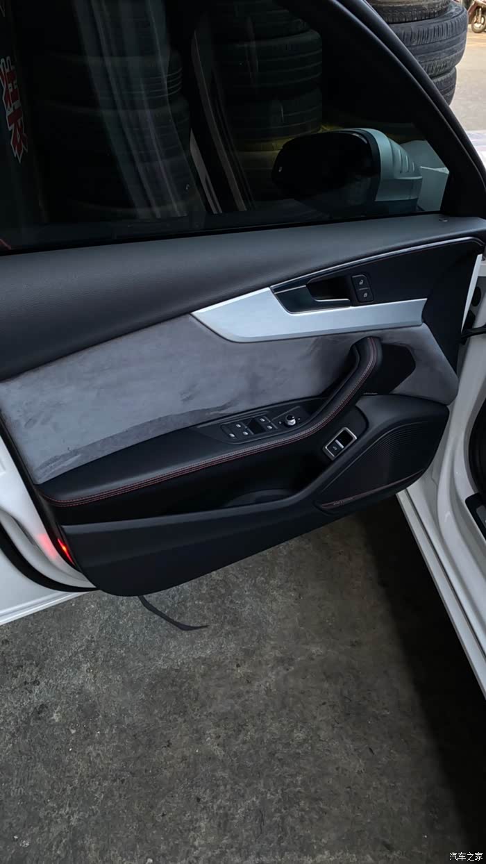 【图】奥迪a4l 内门把手包皮 门板包翻毛皮_奥迪a4l论坛_汽车之家论坛