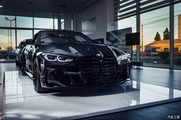 黑色宝马bmwm4competition