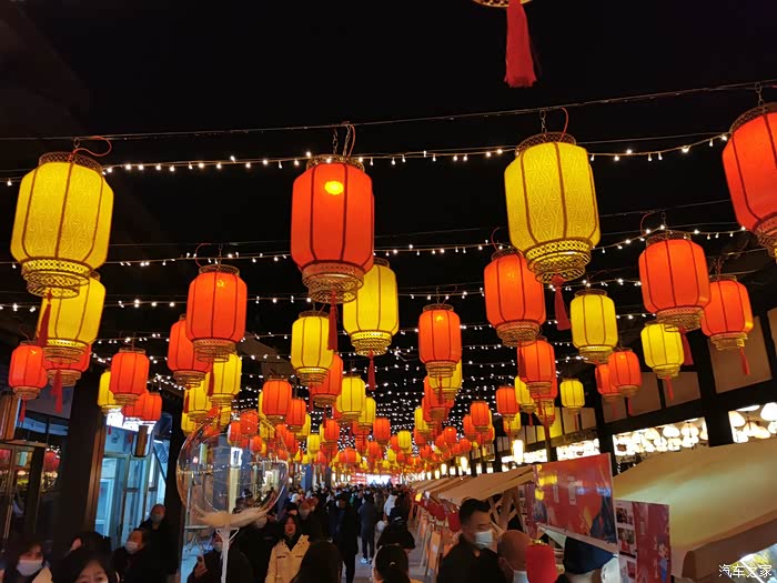 春节这样过真是好自驾游城厢夜市观赏夜景灯光