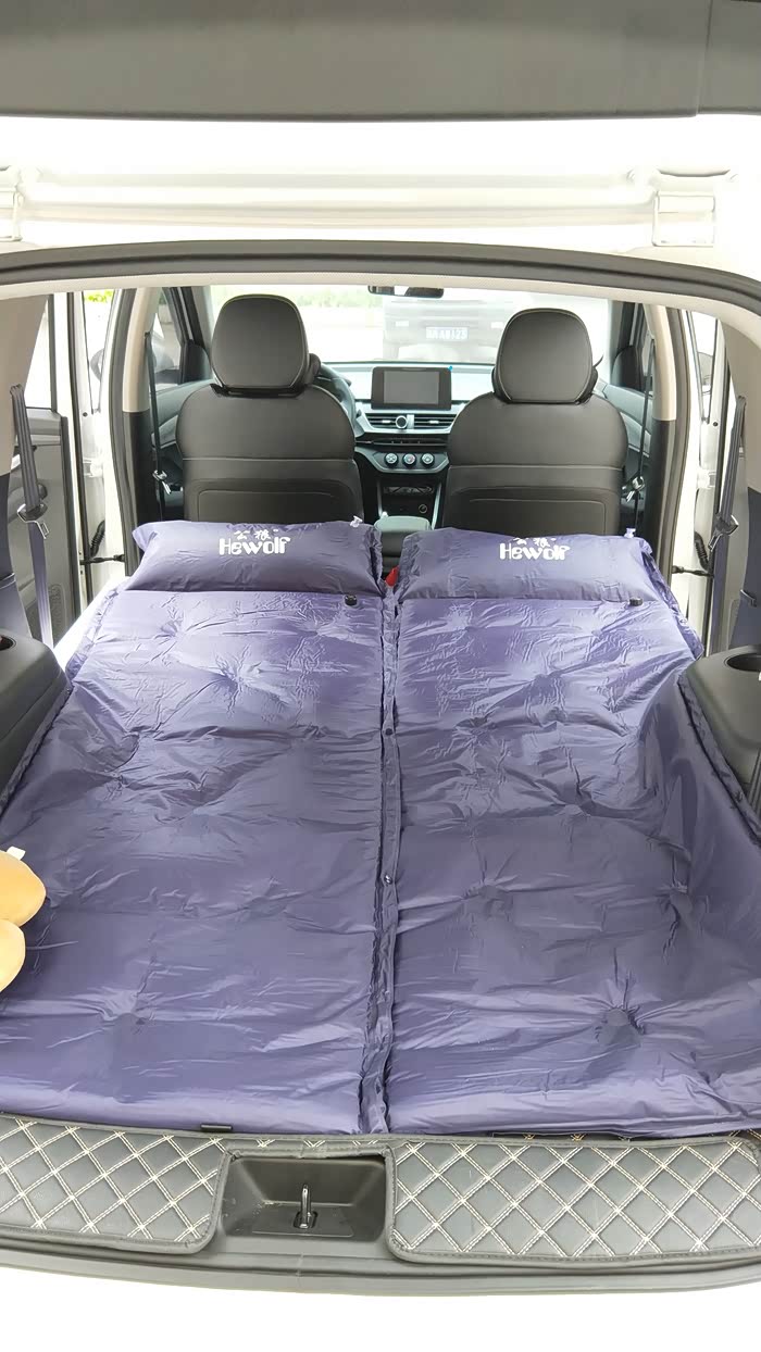 【图】后排座椅都放倒当床挺合适的_宝骏360论坛_汽车之家论坛