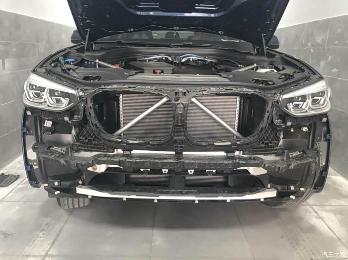 "看不见"的美,宝马x3主动进气格栅中网