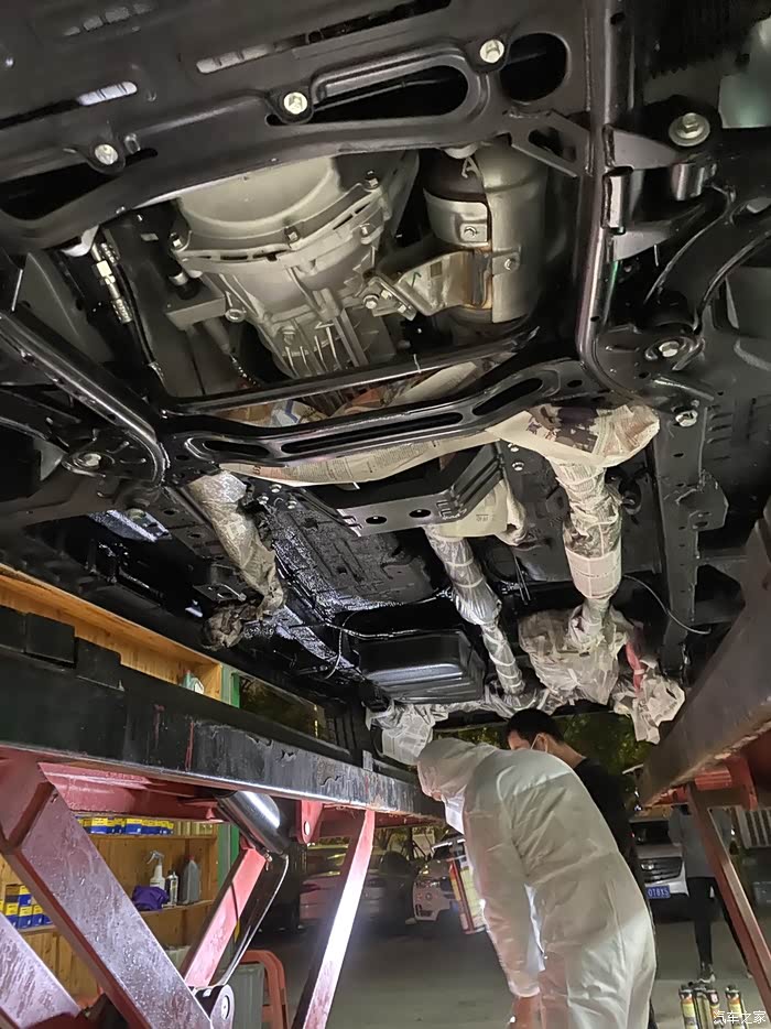 【图】底盘装甲,4轮隔音.贴车衣_五菱征程论坛_汽车之家论坛