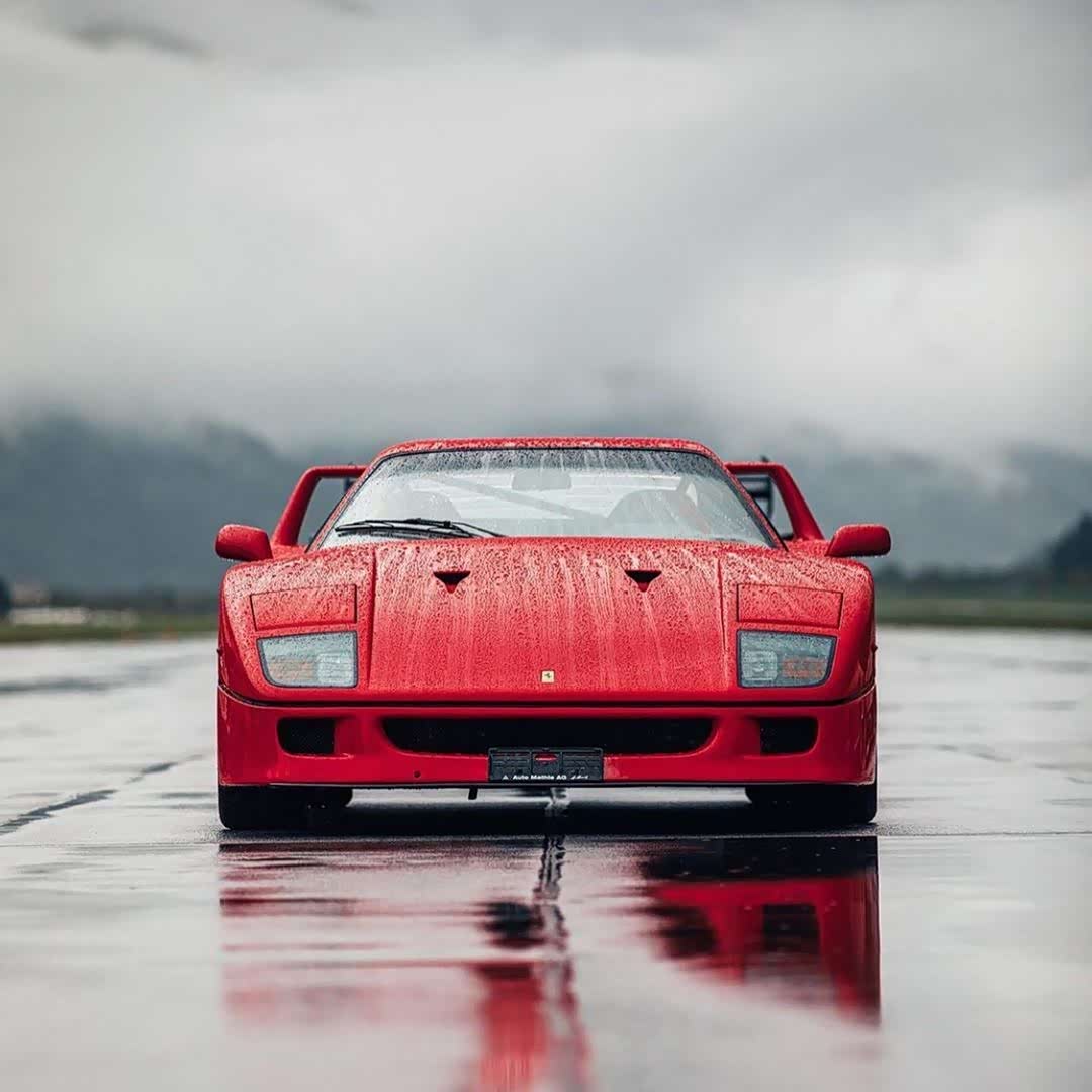 黑色法拉利f40经典重现