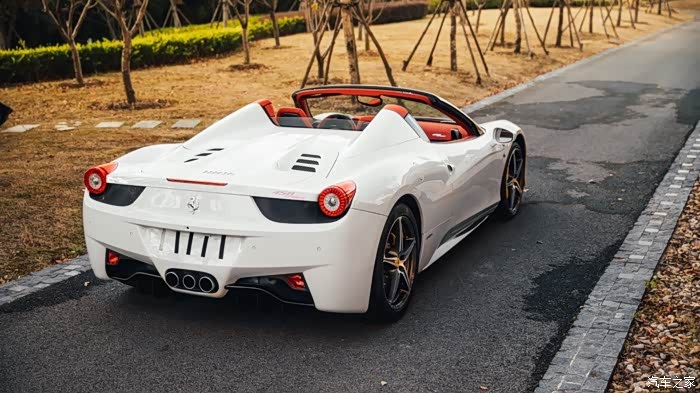 【图】分享一台敞篷458的精致和美,谢版主_法拉利论坛_汽车之家论坛