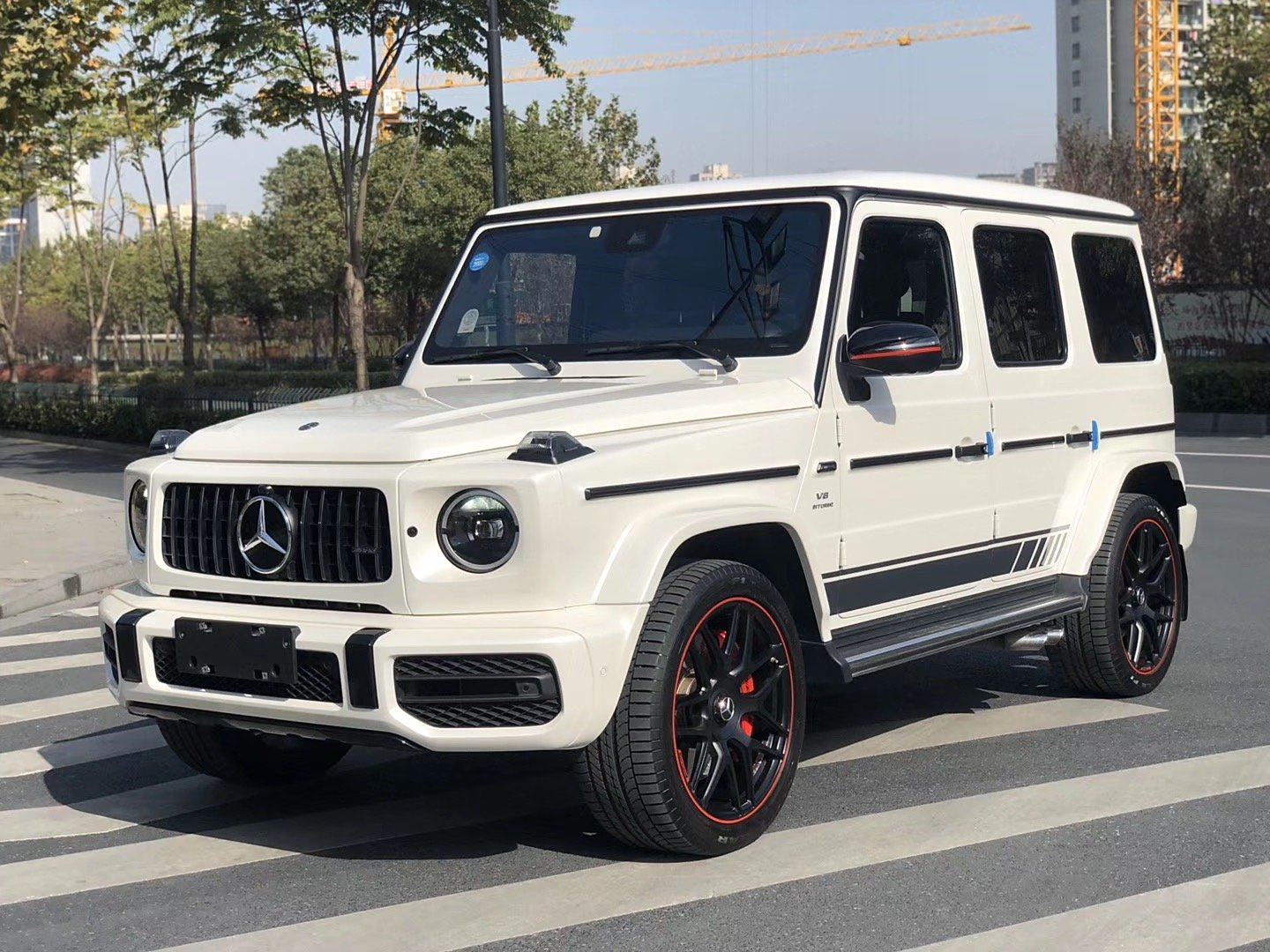 【图】amg g63白色的优雅