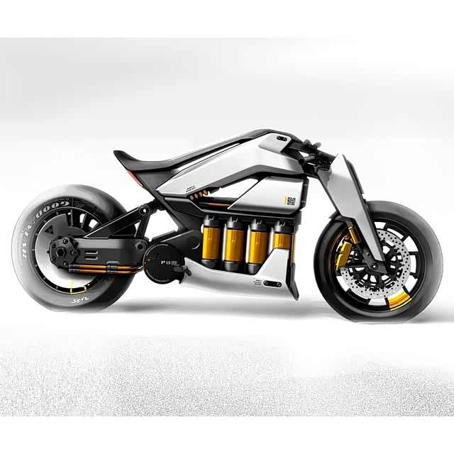 未来的摩托车概念充满科技感