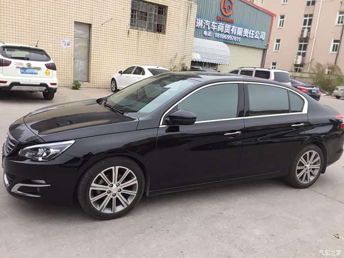 【图】黑色408越看越大气_标致408论坛_汽车之家论坛