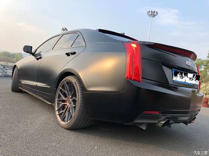 凯迪拉克atsl二阶305ff07旋压19寸轮毂改装作业