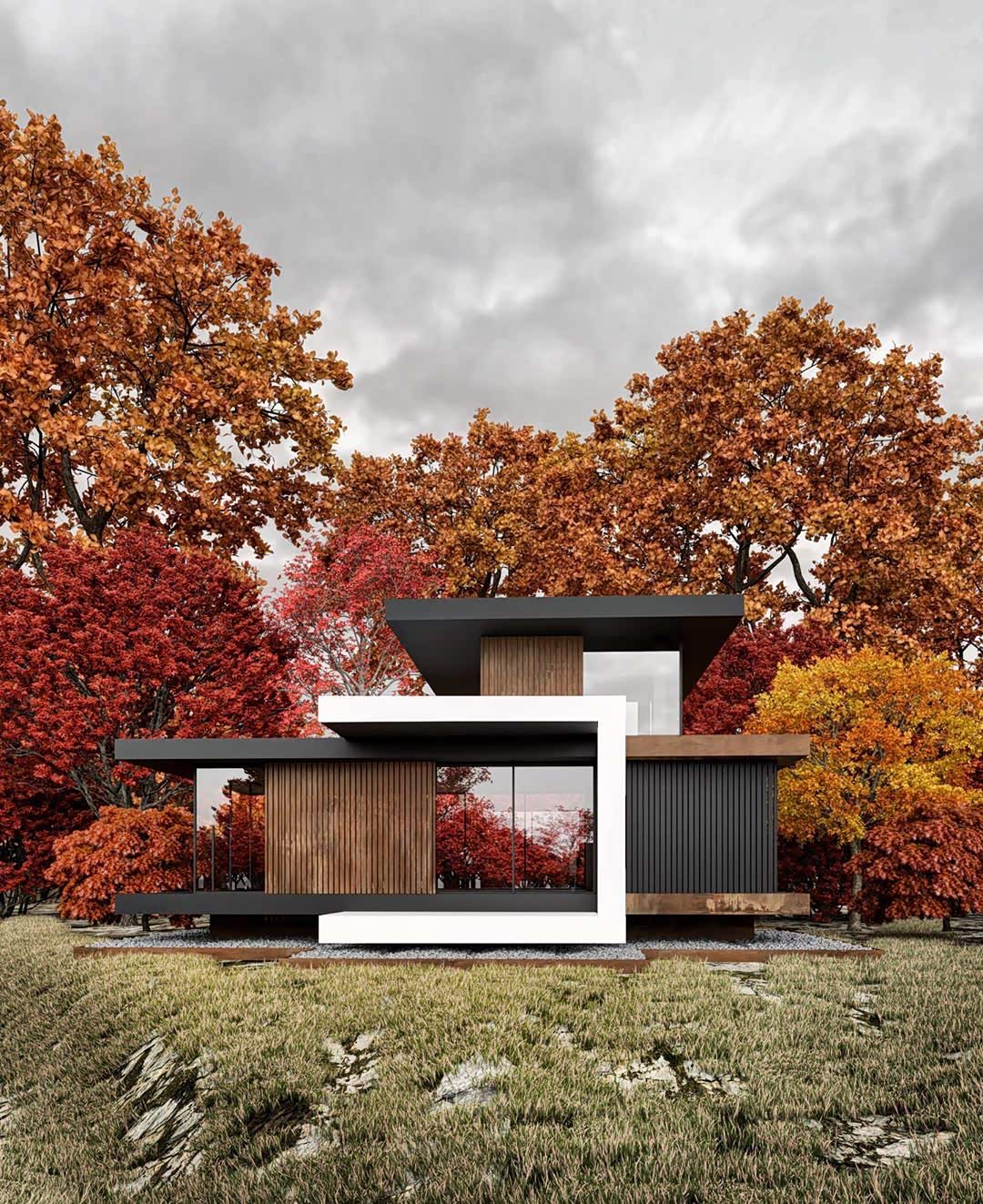 【图】山体建筑房屋,看上去就很舒适._民意论坛_汽车之家论坛