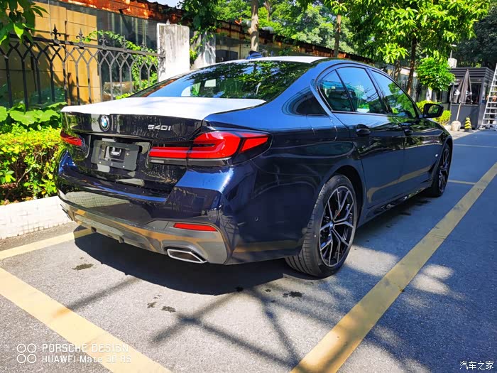 21款宝马540im炭黑棕内提车小预告～后续待更新