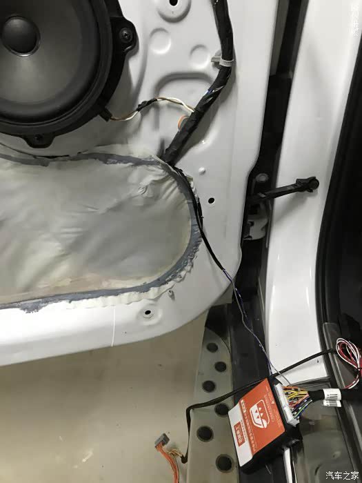 15款ix35自己加装自动升窗后视镜自动折叠更换流氓倒车灯阅读灯