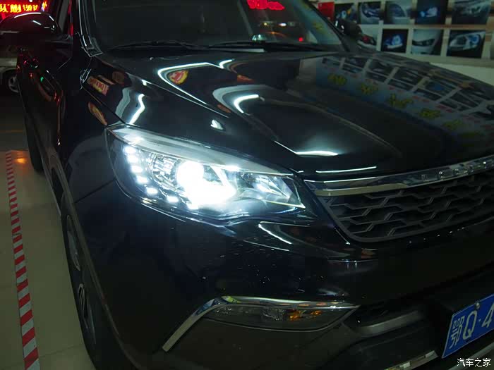 发个简单的作业猎豹cs10升级大灯led双光透镜