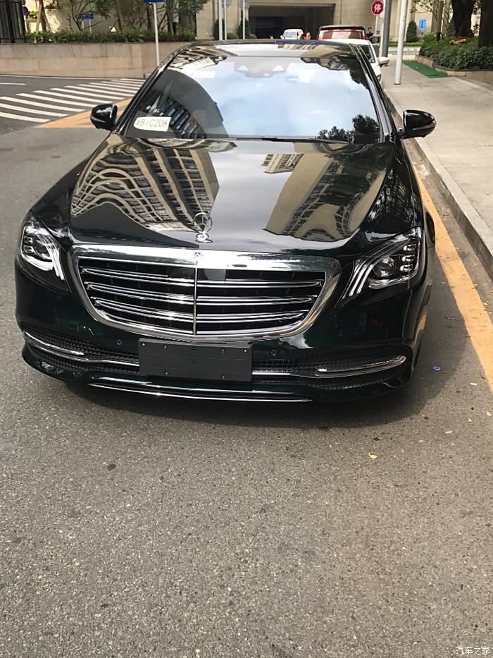 2019款奔馳s350l豪華版祖母綠終於提車啦