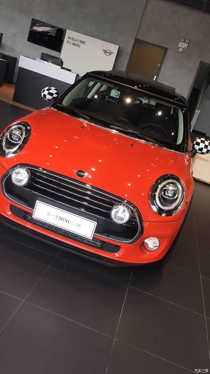 订了新款mini太阳橙明天提车