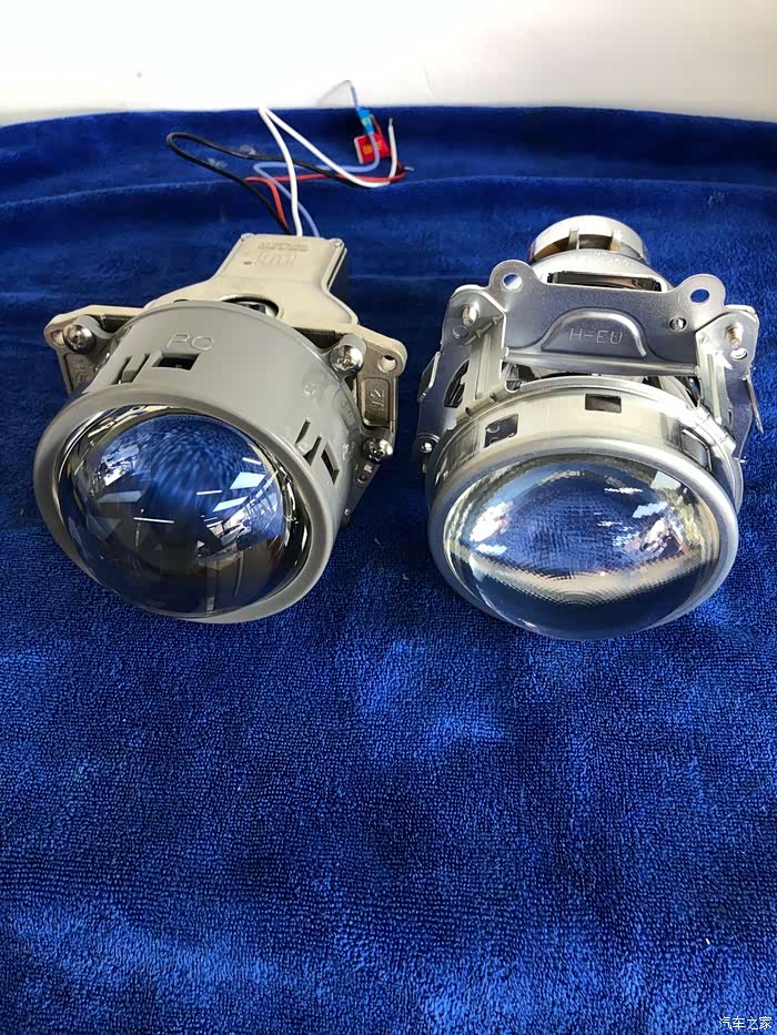 15年汉兰达改装探陆泽led智能透镜