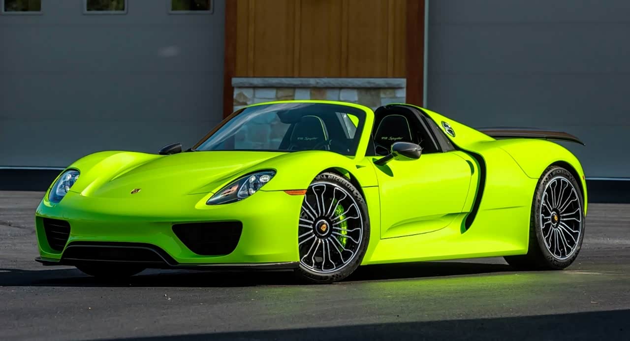 限量版超跑,迈凯伦塞纳,保时捷918 spyder