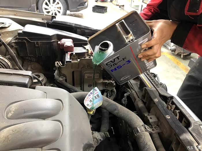 08款天籁自己换变速箱油日本ns3变速箱油